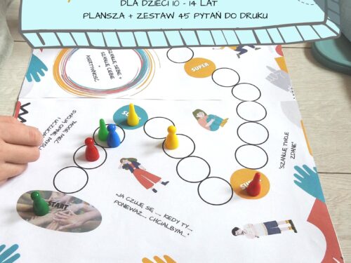 Gra planszowa „Asertywność” dla dzieci 10-14 lat (do druku). Pomoc edukacyjna