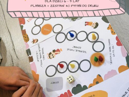 Gra planszowa „Asertywność” dla dzieci 6-9 lat (do druku). Pomoc edukacyjna.