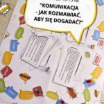 Gra planszowa „Komunikacja - jak rozmawiać, żeby się dogadać?" dla 10–15 latków. Pomoc edukacyjna do druku e-book