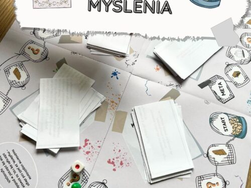 Gra planszowa dla młodzieży 12+ "Pułapki myślenia". Pomoc edukacyjna do druku e-book