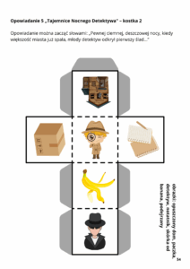 storytelling dzieci i młodzieży Storytelling. 100 wstępów opowiadania i 20 kostek tematycznych