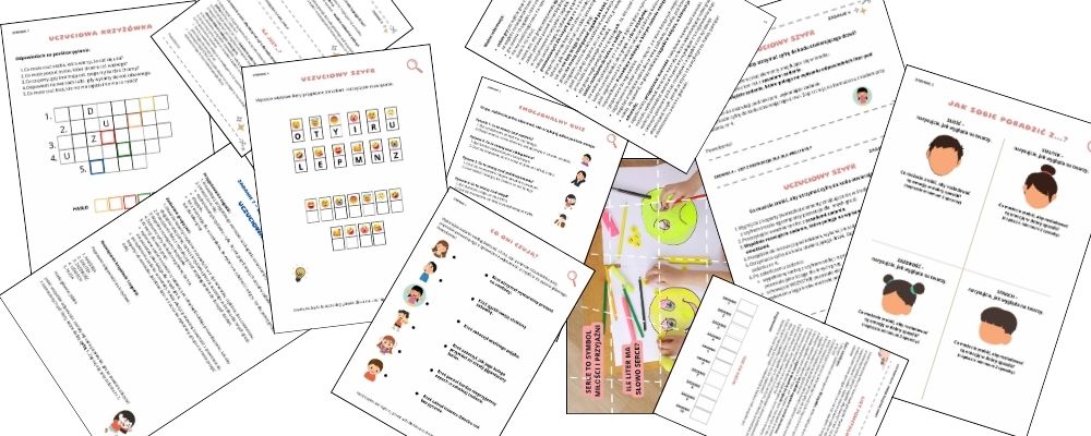 Escape room dla dzieci. Emocje i uczucia. Gra zagadkowa dla dzieci 6-9 lat