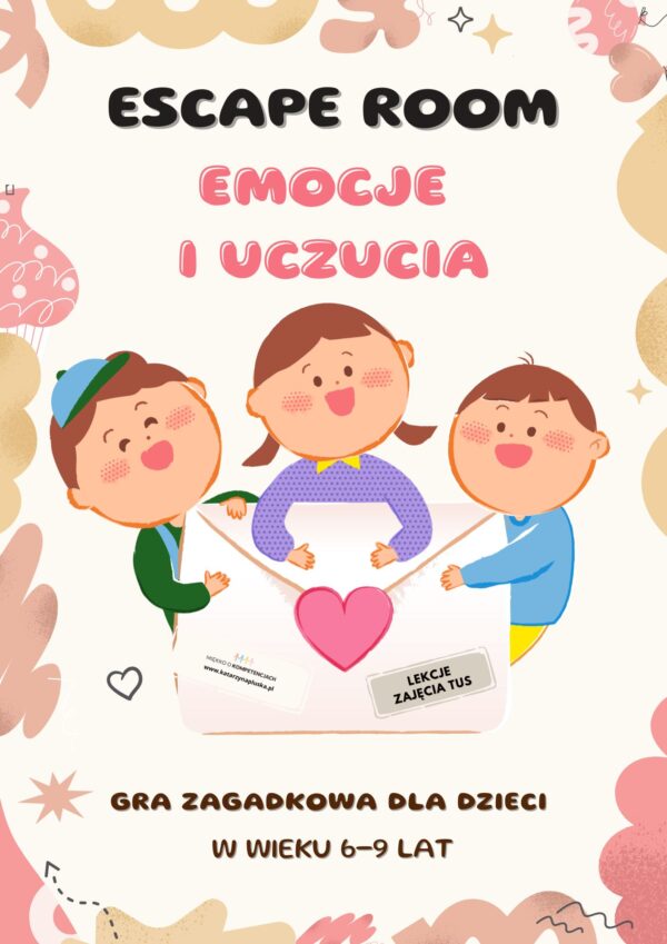 Escape room. Emocje i uczucia. Gra zagadkowa dla dzieci 6-9 lat e-book