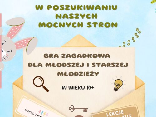 Escape room. Wielkanoc. W poszukiwaniu naszych mocnych stron. Gra zagadkowa dla młodzieży